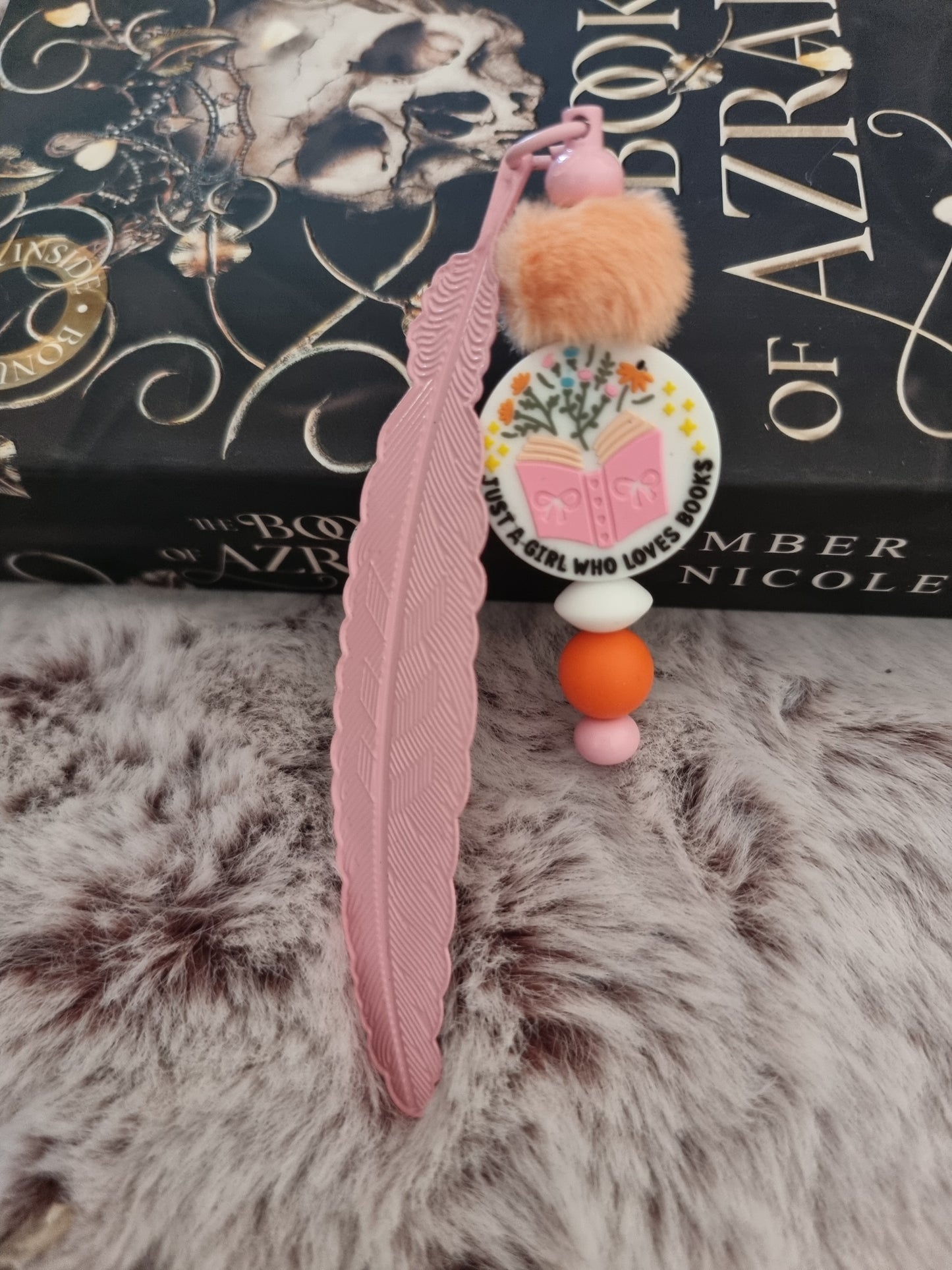 Feather Beaded Bookmark image 3