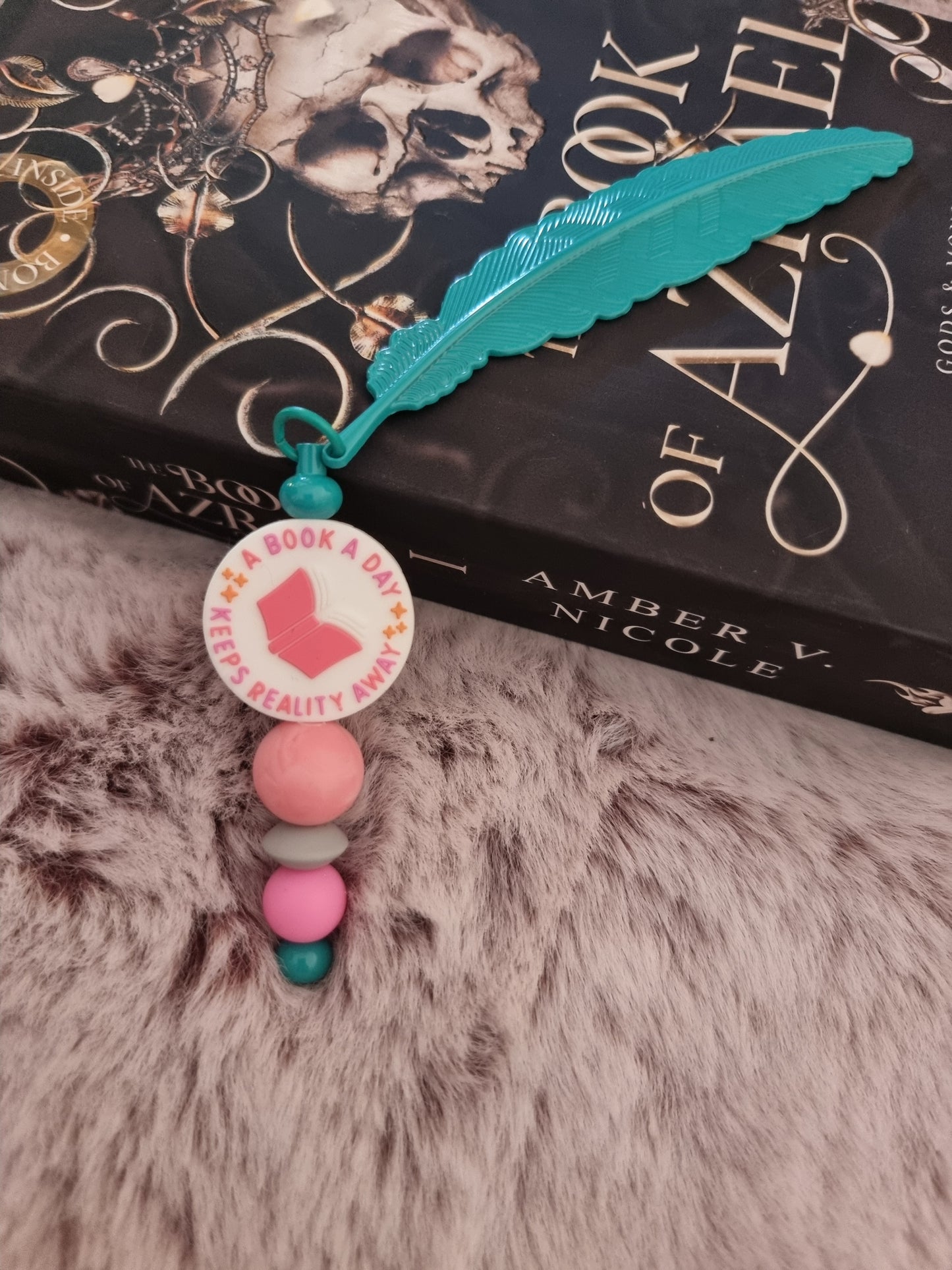 Feather Beaded Bookmark image 6