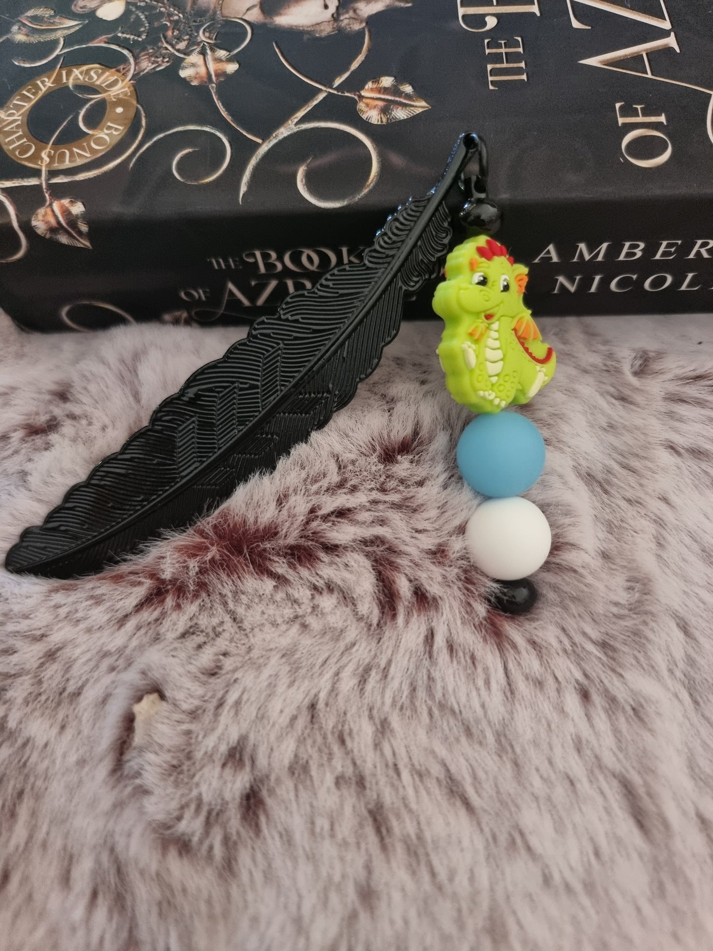 Feather Beaded Bookmark image 4